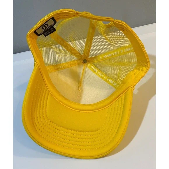 San Diego Padres Melon Wear Yellow Trucker Hat Sycuan Casino Snapback Cap - Picture 6 of 9